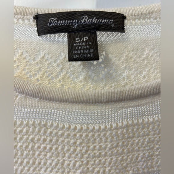 Tommy Bahama Cotton Blend Knit Lightweight Sweater size Small - Picture 3 of 6